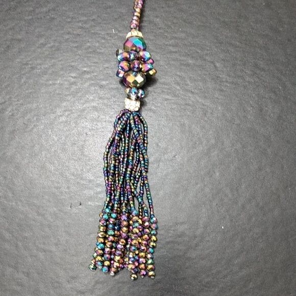 Jewelry - Looong colorful statement necklace 40"